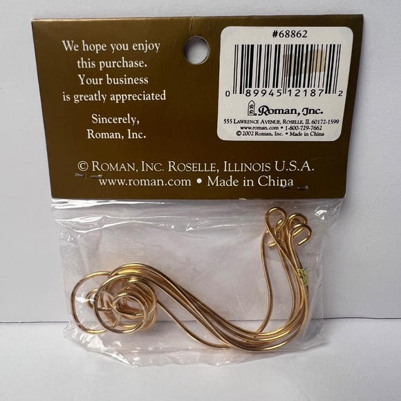 Roman Inc. Scroll S Decorative Ornament Hooks set of 6 - Picture 4 of 5